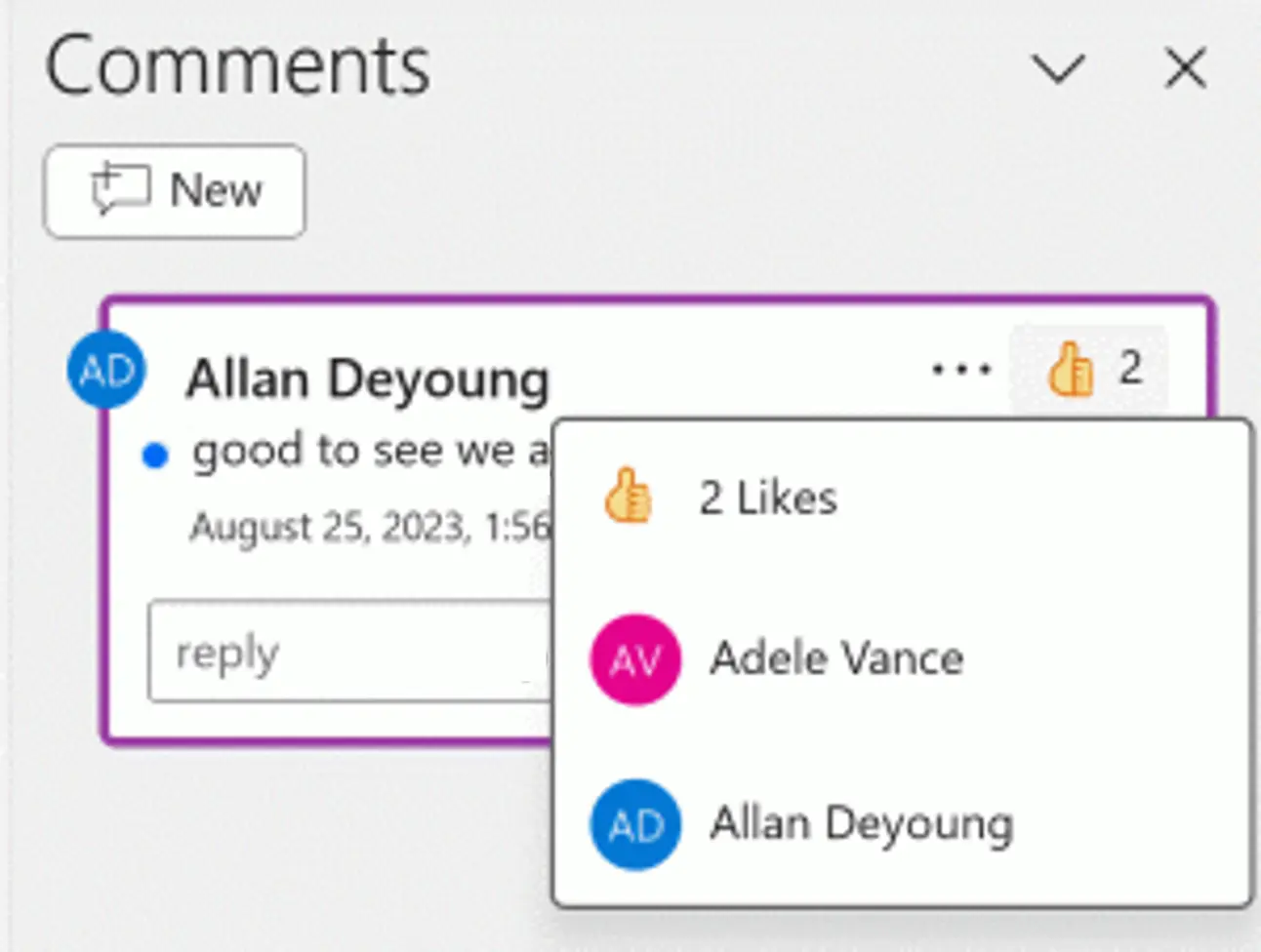 comments