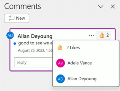 comments