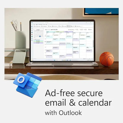 Ad free secure email and calendar with outook