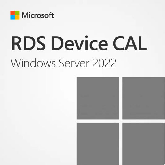 Windows Server 2022 Remote Desktop Services 50 device CAL licence artwork