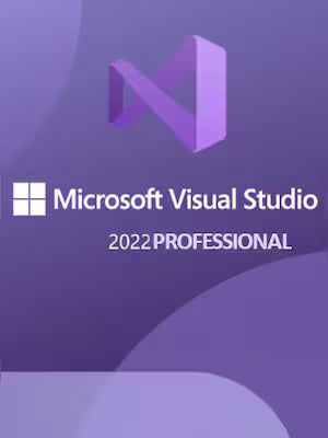 Microsoft Visual Studio 2022 Professional box art for the Windows development IDE